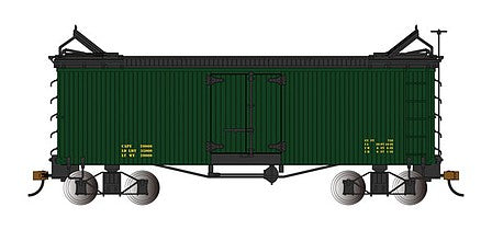 Bachmann 27498 On30 Scale Wood Reefer - Ready to Run -- Data Only (green)