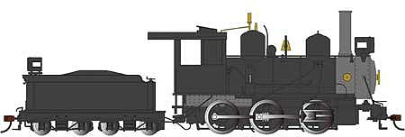 Bachmann 29404 On30 Scale 0-6-0 with DCC -- Painted, Unlettered