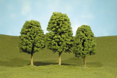 Bachmann 32006 Scenescapes 3"-4" Deciduous Trees (3/pk)