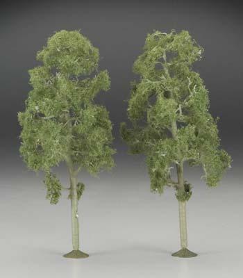 Bachmann 32211 O Scale SceneScapes(TM) Layout-Ready Trees -- Maple Trees 8" pkg(2)