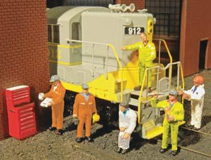 Bachmann 33113 HO Scale Mechanics - SceneScapes(TM) -- pkg(6)