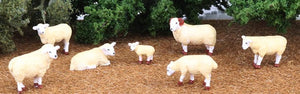 Bachmann 33122 HO Scenescapes Sheep (8)