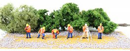 Bachmann 33171 O Scale Highway Maintenance Crew - SceneScapes(TM)