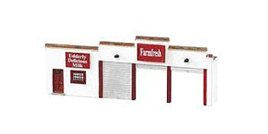 Bachmann 35052 N Scale Farm Fresh Dairy False-Front Building -- Assembled - 3-1/2 x 1/2 x 1-3/8" 8.9 x 1.3 x 3.5cm