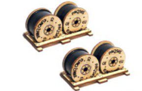 Bachmann 39108 HO Scale Cable Drums - Kit -- pkg(2)