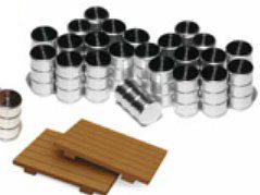 Bachmann 39109 HO Scale Oil Drums - Kit -- 24 Turned Aluminum Drums & 2 Wood Pallets