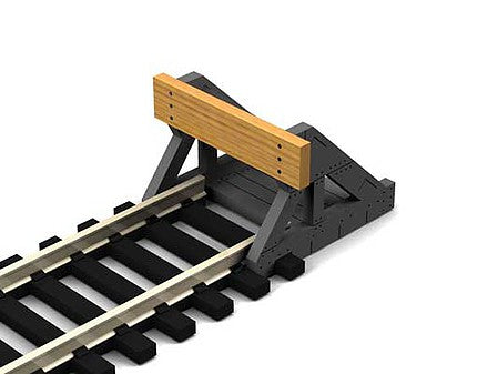 Bachmann 39116 HO Scale Buffer Stop-Style Bumper pkg(2)