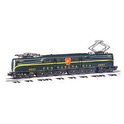 Bachmann 41852 O Scale GG1 Electric - Conventional 3-Rail w/True Blast Plus(R) Sound - Williams(TM) -- Pennsylvania Railroad #4885 (Single-Stripe, Brunswick Green)