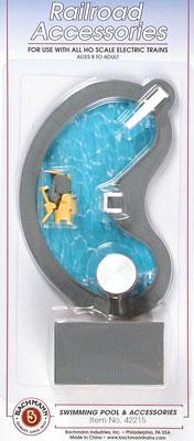 Bachmann 42215 HO Scale Park Accessories -- Swimming Pool & Accessories