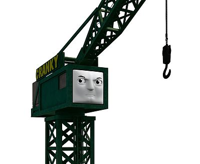 Bachmann 42444 HO Scale Thomas & Friends(TM) Accesories -- Cranky the Crane