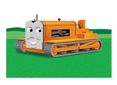 Bachmann 42447 HO Scale Thomas & Friends(TM) Accessories -- Terence the Tractor