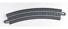 Bachmann 44480 HO Scale Bulk E-Z Track(R) w/Steel Rail & Black Roadbed -- 18" Radius Curve pkg(50)