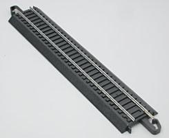 Bachmann 44481 HO Scale Bulk E-Z Track(R) w/Steel Rail & Black Roadbed -- 9" Straight pkg(50)