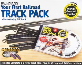 Bachmann 44497 HO Scale Your First Railroad Track Pack -- E-Z Track(R) System