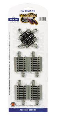 Bachmann 44541 HO 90° Crossing Nickel Silver Track (1/Cd)