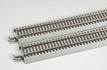 Bachmann 44584 HO Scale Bulk E-Z Track(R) w/Nickel Silver Rail -- 36" 91.4cm Straight Track pkg(25)