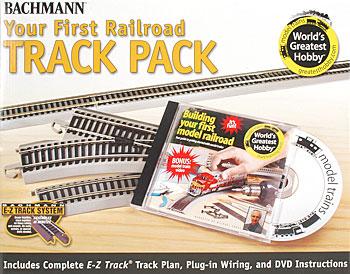 Bachmann 44596 HO Scale Your First Railroad Track Pack - E-Z Track(R) -- For 4 x 8 Layout