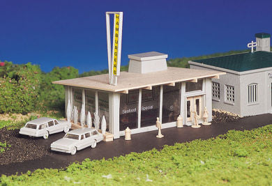 Bachmann 45434 HO Drive-In Hamburger Stand Kit