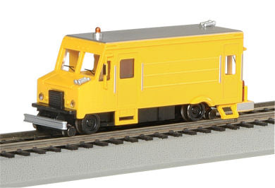 Bachmann 46204 HO MOW Highrailer Self-Propelled Rail Detector Step Van (D)