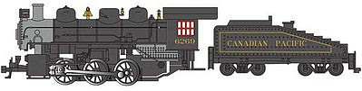 Bachmann 50607 HO Scale USRA 0-6-0 Switcher w/Slope-Back Tender - Standard DC -- Canadian Pacific #6269 (black, graphite)