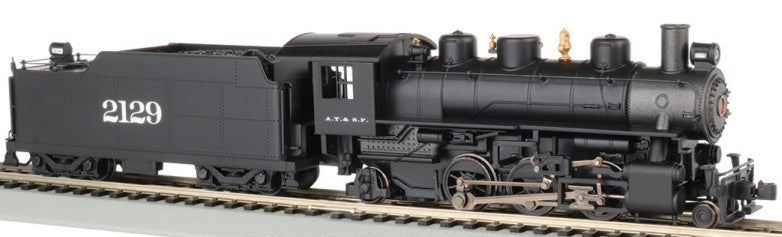 Bachmann 51529 HO Prairie 2-6-2 Steam Locomotive w/Smoke & Tender Santa Fe