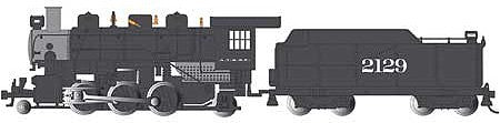 Bachmann 51529 HO Scale Baldwin 2-6-2 Prairie with Smoke - Standard DC -- Santa Fe 2129