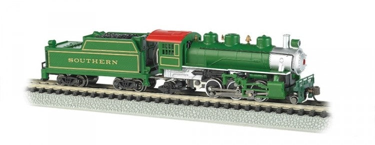 Bachmann 51572 N Prairie 2-6-2 Steam Locomotive & Tender Southern (Green)