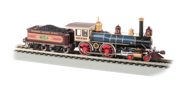 Bachmann 52707 HO 4-4-0 American Steam Locomotive w/Coal Load DCC Sound Union Pacific #119