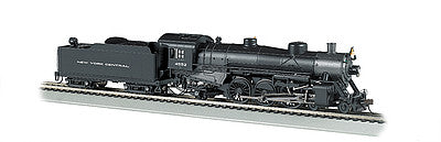 Bachmann 52802 HO Scale USRA Light 4-6-2 Pacific w/DCC & Sound -- New York Central #4552 (black, graphite)