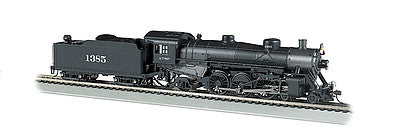 Bachmann 52803 HO Scale USRA Light 4-6-2 Pacific w/DCC & Sound -- Atchison, Topeka & Santa Fe #1385 (black, graphite)