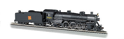 Bachmann 52804 HO Scale USRA Light 4-6-2 Pacific w/DCC & Sound -- Grand Trunk Western #5629 (black, graphite, red)