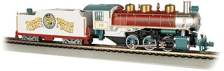 Bachmann 53701 HO Scale USRA 0-6-0 with Short-Haul Tender - Standard DC with Smoke -- Ringling Bros. and Barnum & Bailey(TM)