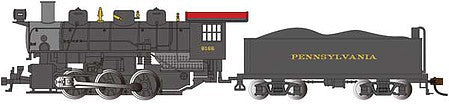 Bachmann 53803 HO Scale USRA 0-6-0 - WowSound(R) and DCC - Spectrum(R) -- Pennsylvania Railroad 8168 (black, graphite, Tuscan)
