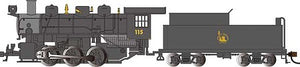 Bachmann 53805 HO Scale USRA 0-6-0 - WowSound(R) and DCC - Spectrum(R) -- Central Railroad of New Jersey 115 (black, graphite, yellow Liberty Logo)