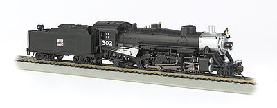 Bachmann 54404 HO Scale USRA Light 2-8-2 Mikado w/Medium Tender - Standard DC -- Western Pacific #32