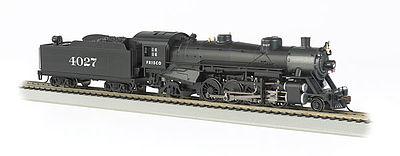 Bachmann 54405 HO Scale USRA Light 2-8-2 Mikado w/Medium Tender - Standard DC -- St. Louis-San Francisco #4027