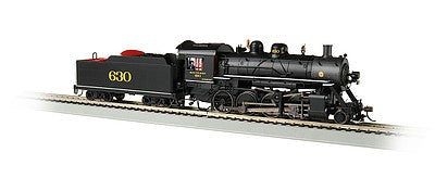 Bachmann 57901 HO Scale 2-8-0 Consolidation - Sound and DCC - Sound Value -- Southern Railway 630 (black, graphite)