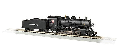 Bachmann 57904 HO Scale 2-8-0 Consolidation - Sound and DCC - Sound Value -- Union Pacific 730 (black, graphite)