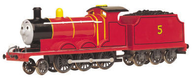 Bachmann 58743 HO Thomas & Friends James Red Locomotive w/Moving Eyes