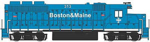 Bachmann 63564 N Scale EMD GP40 No Dynamic Brakes - Standard DC -- Boston & Maine #313