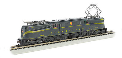 Bachmann 65307 HO Scale GG1 Electric w/Sound & DCC -- Pennsylvania Railroad #4829 (Brunswick Green, yellow, Feathered Stripes)