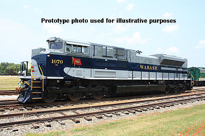 Bachmann 66001 HO Scale EMD SD70ACe - Sound & DCC - Heritage Edition -- Norfolk Southern #1070 (Wabash Heritage Scheme, blue, gray, white)