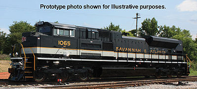 Bachmann 66009 HO Scale EMD SD70ACe - Sound & DCC -- Norfolk Southern #1065 (Savannah & Atlanta Heritage, black, white)