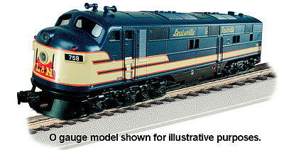 Bachmann 66703 HO Scale EMD E7 - Standard DC -- Louisville & Nashville (blue, cream, red)
