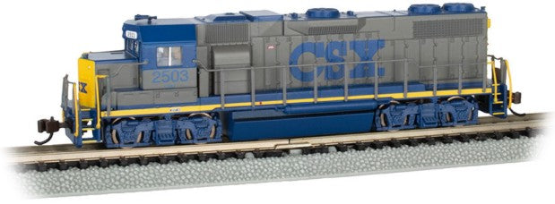 Bachmann 66852 N GP38-2 Diesel Locomotive DCC Econami Sound Value Equipped CSX #2503 YN1 Scheme w/Dynamic Brakes