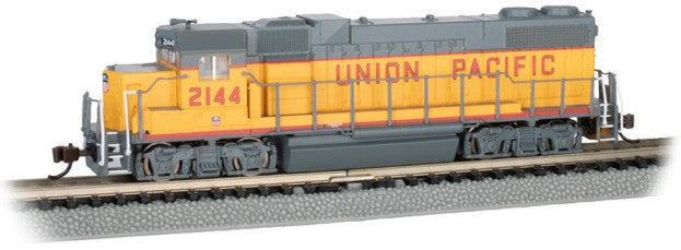 Bachmann 66854 N GP38-2 Diesel Locomotive DCC Econami Sound Value Equipped Union Pacific #2144 w/o Dynamic Brakes (Little Rock Block Lettering)