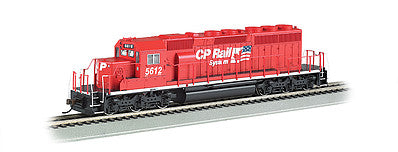 Bachmann 67201 HO Scale EMD SD40-2 w/DCC & Sound -- Canadian Pacific #5612 (red, white; Dual Flags Logo)