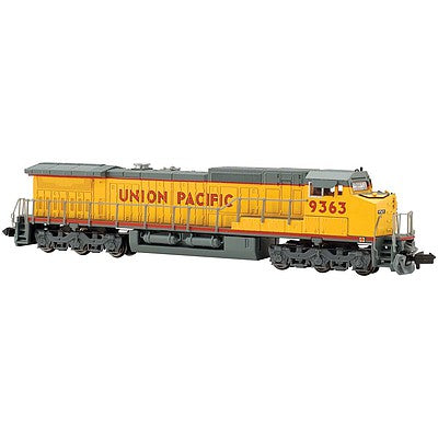Bachmann 67351 N Scale Dash 8-40CW w/DCC & Sound -- Union Pacific #9363 (Armour Yellow, gray, red)