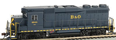 Bachmann 67601 HO Scale EMD GP30 - Sound & DCC -- Baltimore & Ohio 6944 (Sunburst, blue, yellow)