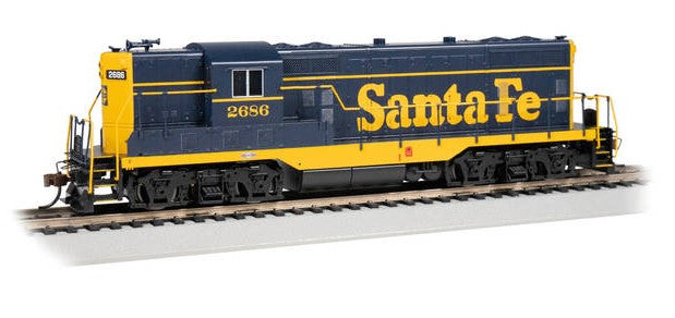 Bachmann 69104 HO EMD GP7 Diesel Locomotive DCC Ready Santa Fe #2686 (Blue & Yellow)